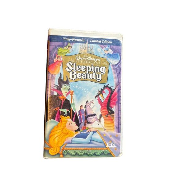 Walt Disney Masterpiece Sleeping Beauty VHS Fully Restored Limited Edition Comme - Picture 2 of 8